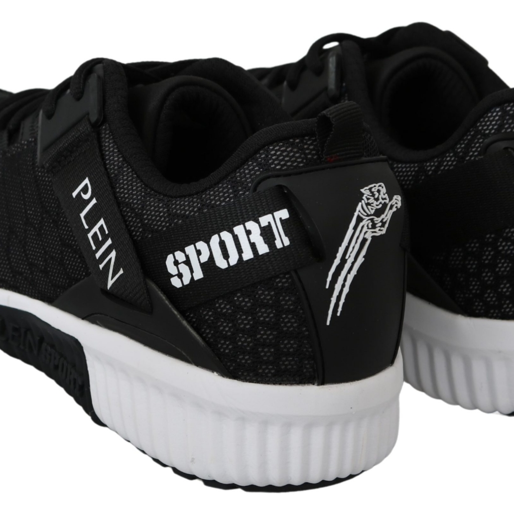 Authentic Plein Sport Black Softhi-Top Men's Sneakers